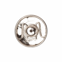 Sew-On Snap Fasteners - 9mm Nickel (Pack of 12)