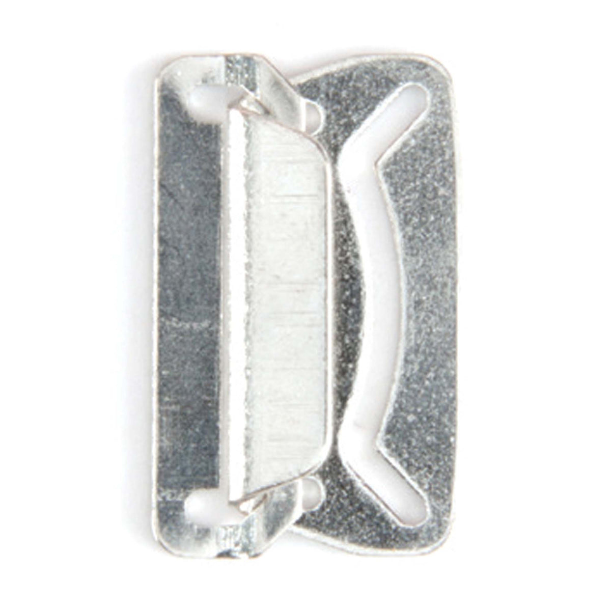 Three nickel Hemline 25mm hook and bar fasteners on card