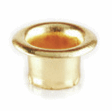 Hemline Gold Eyelets with Tool - 5.5mm (Pack of 40)