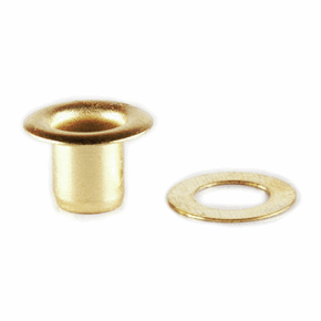 Hemline Gold Eyelets with Tool - 7mm (Pack of 20)