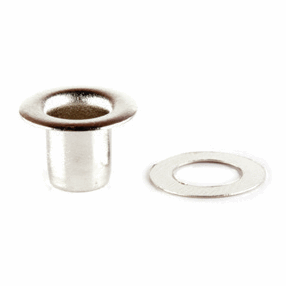 Hemline Nickel Eyelets with Tool - 7mm (Pack of 20)