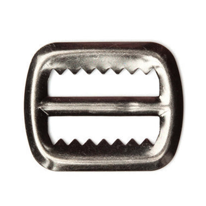 Two gunmetal 20mm waistcoat buckles on Hemline card