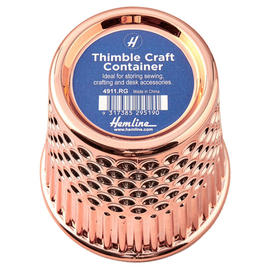 Thimble, Desk Craft Organiser, Rose Gold