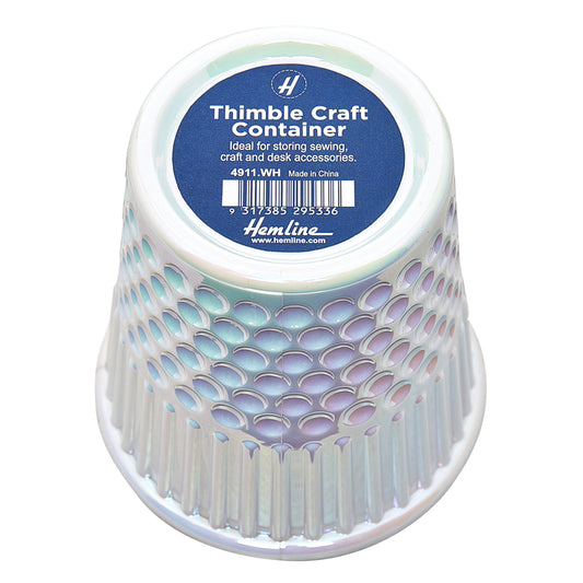 Thimble, Desk Craft Organiser, Pearl White