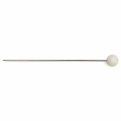 Plastic Head Nickel Pins x 200 - 0.58mm x 38mm