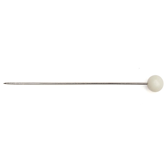 Plastic box of Hemline pins with coloured plastic heads