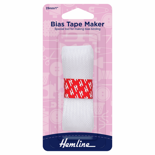 Hemline White Horse Hair Braid - 3m x 25mm
