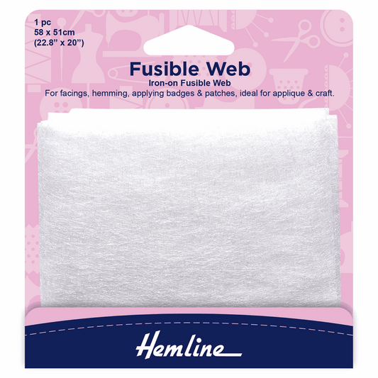 Hemline Iron-On Fusible Web - 58 x 50cm