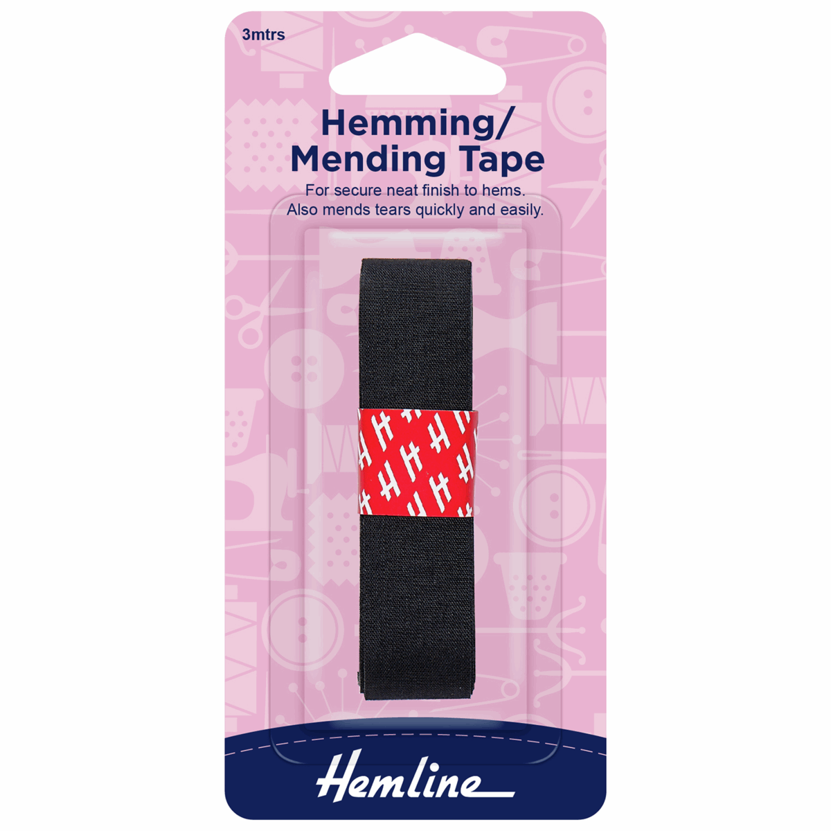 Hemline Hemming Tape - Black 3m x 20mm – Singer Sewing Outlet