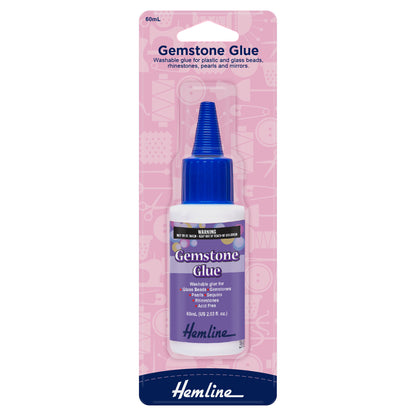 60ml bottle of Hemline gemstone glue