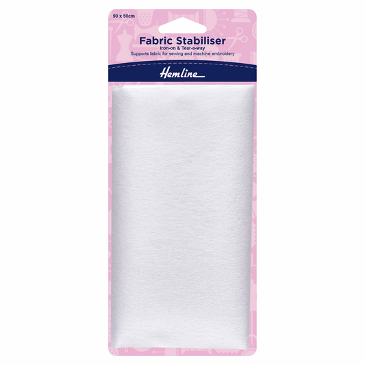 Hemline Iron-On Fabric Stabiliser - 90 x 50cm