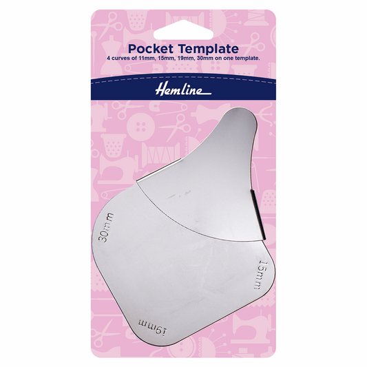 Hemline Pocket Templates - assorted Sizes (Pack of 4)