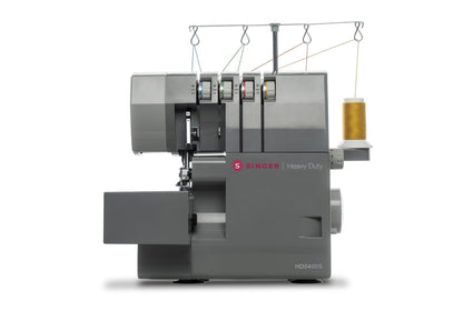 Singer Heavy Duty HD0405S Overlocker with Accessory Bundle - 4 x thread cones and Overlocker Bag - New 2025 model