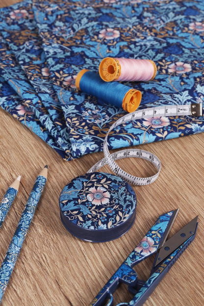 Round printed retractable tape measure