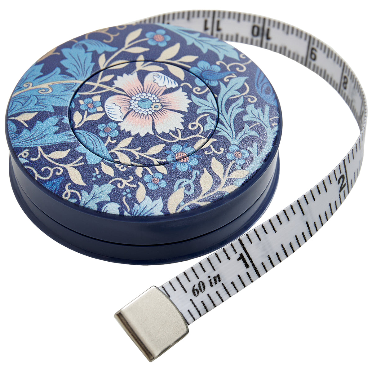 Round printed retractable tape measure