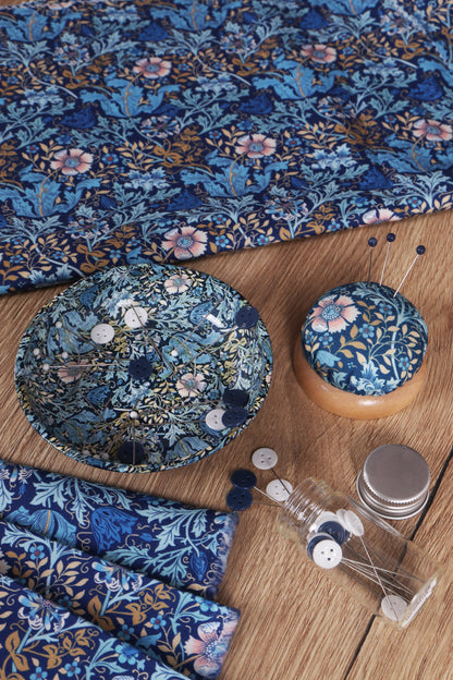 Round printed magnetic pin dish