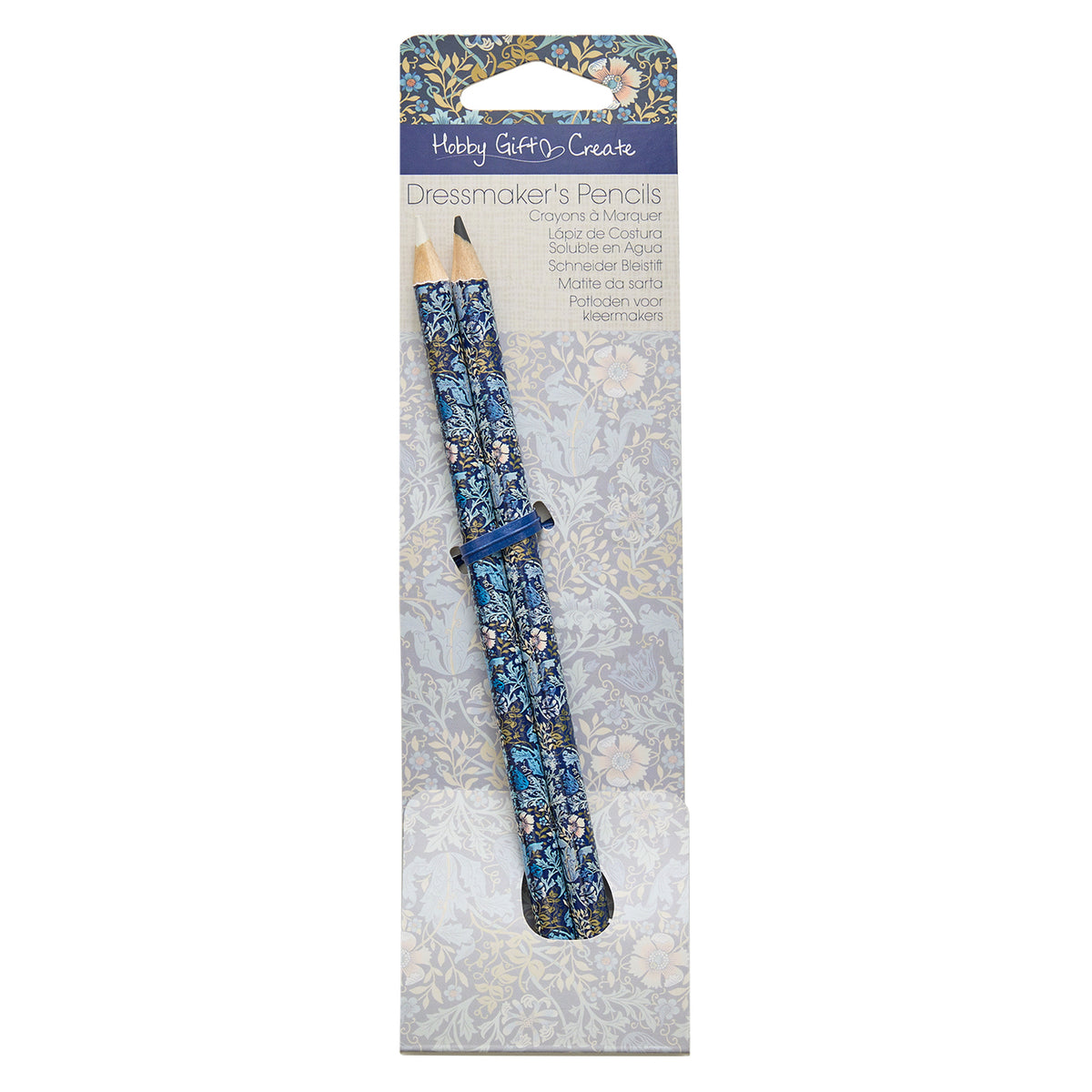 Two printed dressmaking pencils