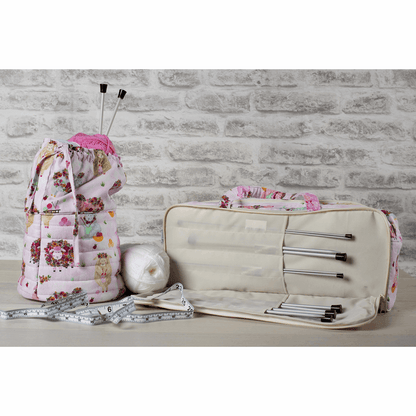 Knitty Sheep Drawstring Craft Bag