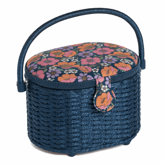 Garden Serenade Wicker Basket - Small Oval