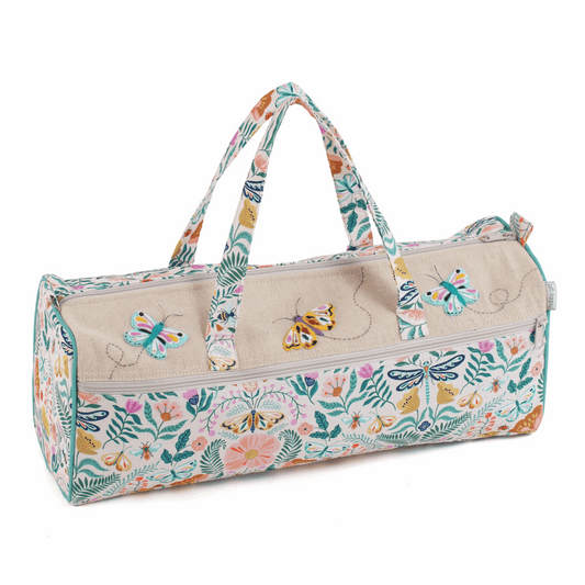 Flutterby Appliqué Knitting Bag