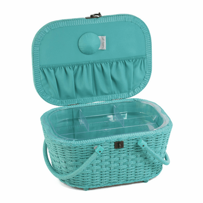 Flutterby Wicker Basket Sewing Box