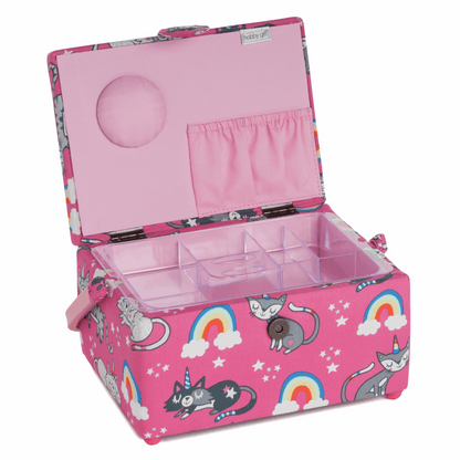 Caticorn Sewing Box with Handle - Large