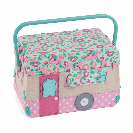 Caravan Appliqué Sewing Box