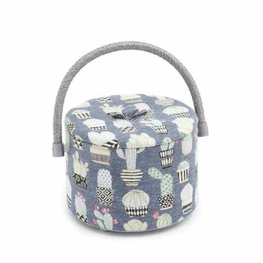 Round Craft Organiser - Cactus Hoedown
