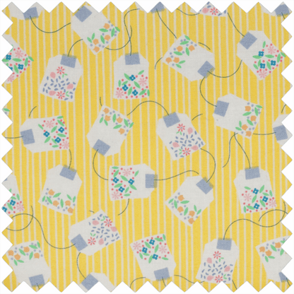 Lemon Tea Sewing Box - Small Oval