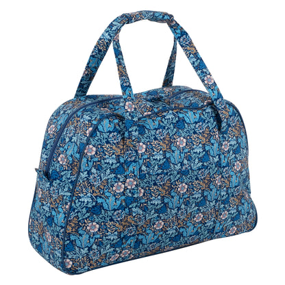 Woodblock Floral Sewing Machine Bag