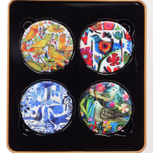 PATTERN WEIGHTS BIRDS IN NATURE 4PCS