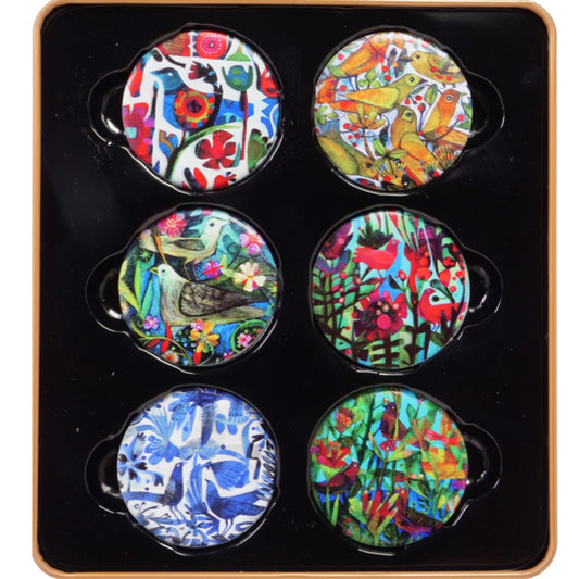 PATTERN WEIGHTS BIRDS IN NATURE 6PCS