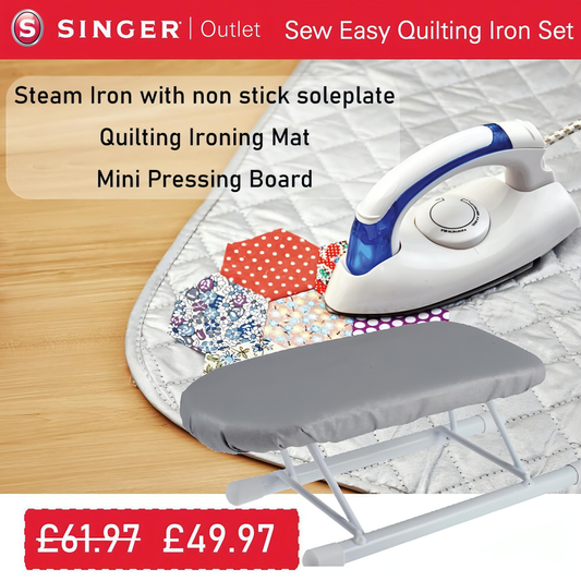 Sew Easy Quilting Iron Set with 700W Steam Iron