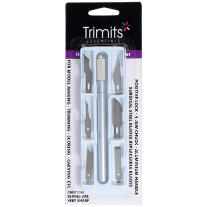 Trimits art and hobby knife with assorted blades