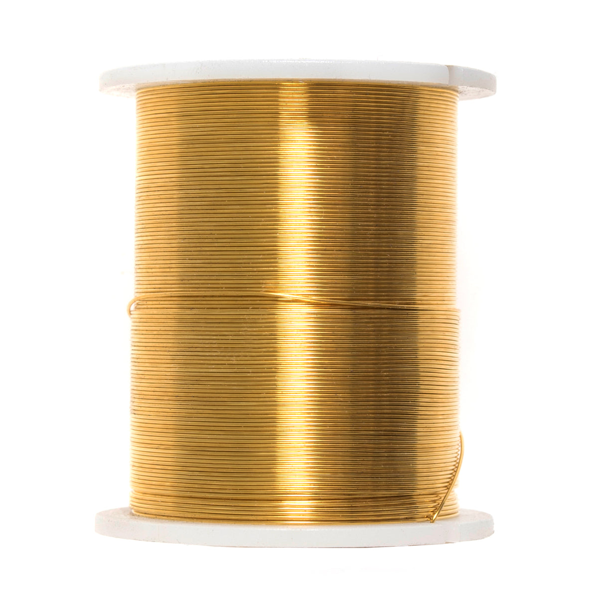 Coil of gold coloured jewellery wire