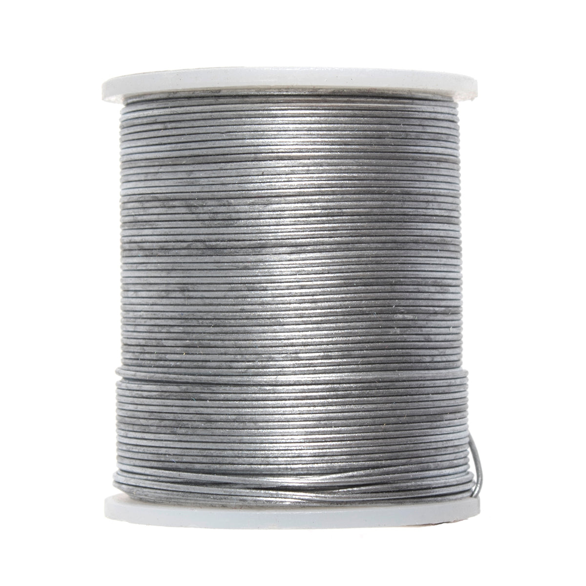 Coil of silver coloured jewellery wire
