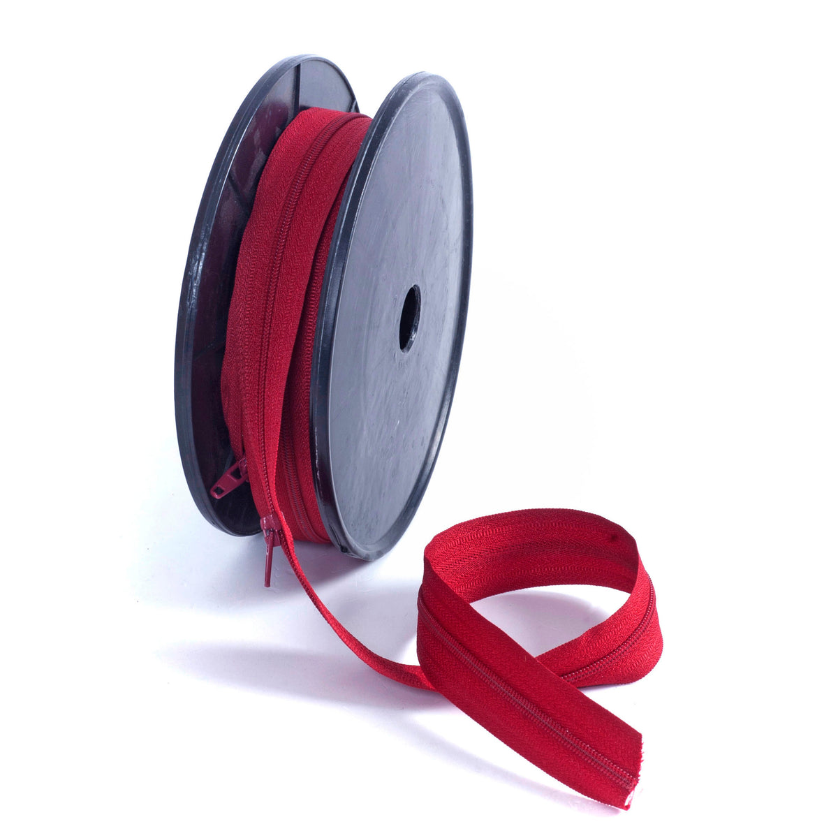 Roll of wine continuous nylon zip with sliders