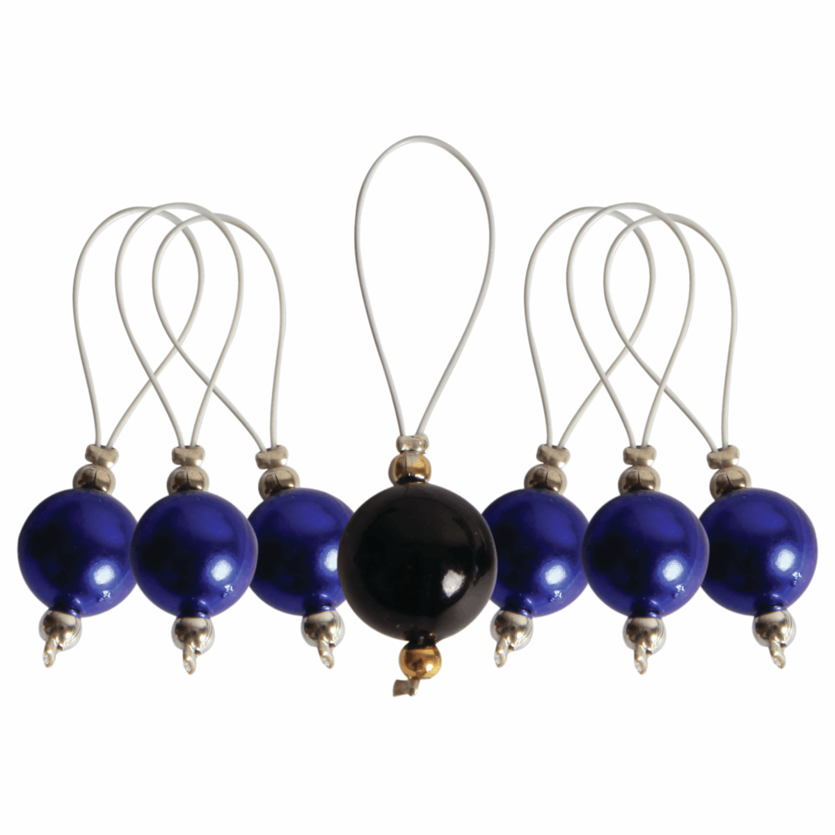 KnitPro Zooni Bead Stitch Markers - Midnight Beauty