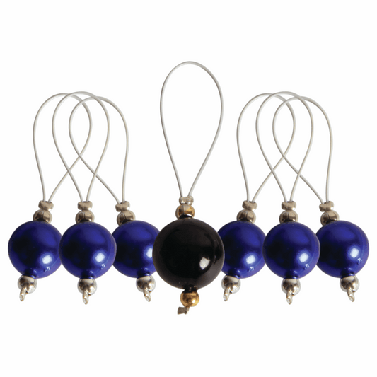 KnitPro Zooni Bead Stitch Markers - Midnight Beauty