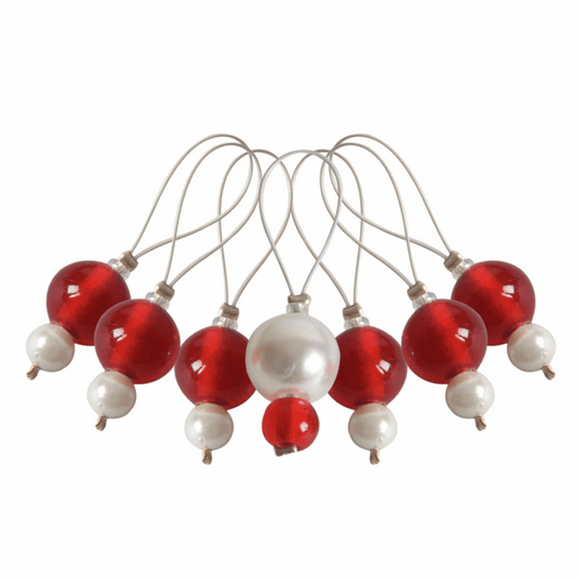 KnitPro Zooni Bead Stitch Markers - Amaranth