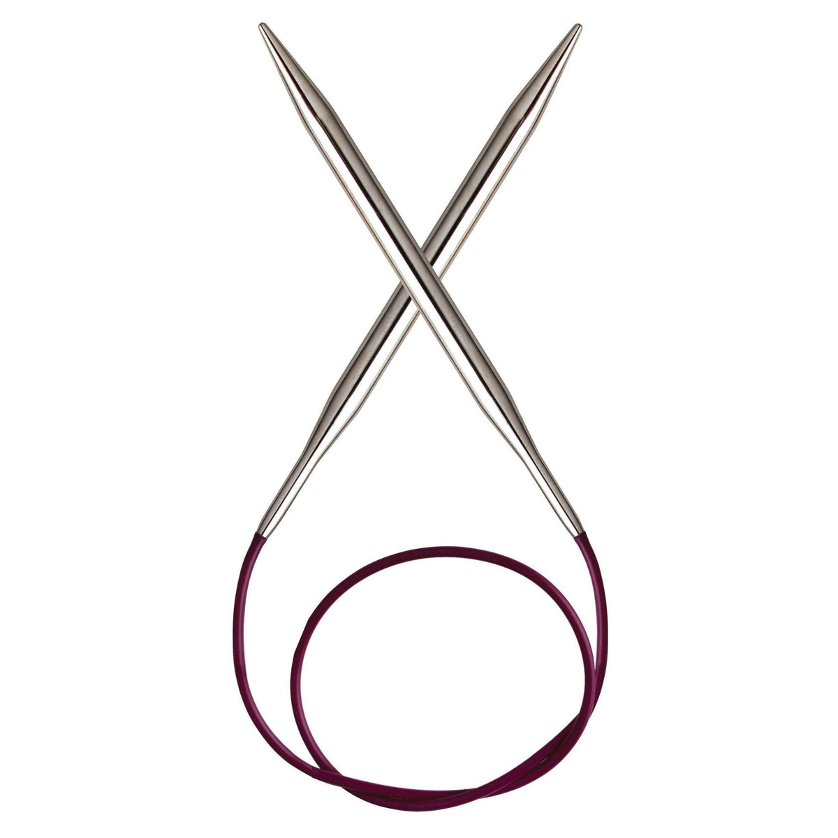 KnitPro Nova Metal 5mm fixed circular knitting needles with 80cm cable