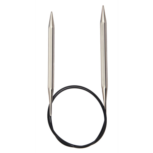 KnitPro Nova Cubics 3.5mm circular knitting needles with brass tips and cable