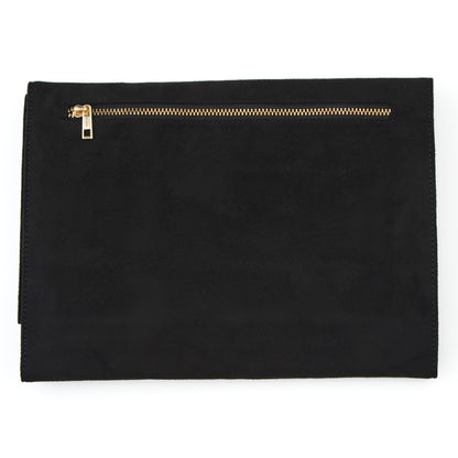 KnitPro black faux suede double pointed needle case