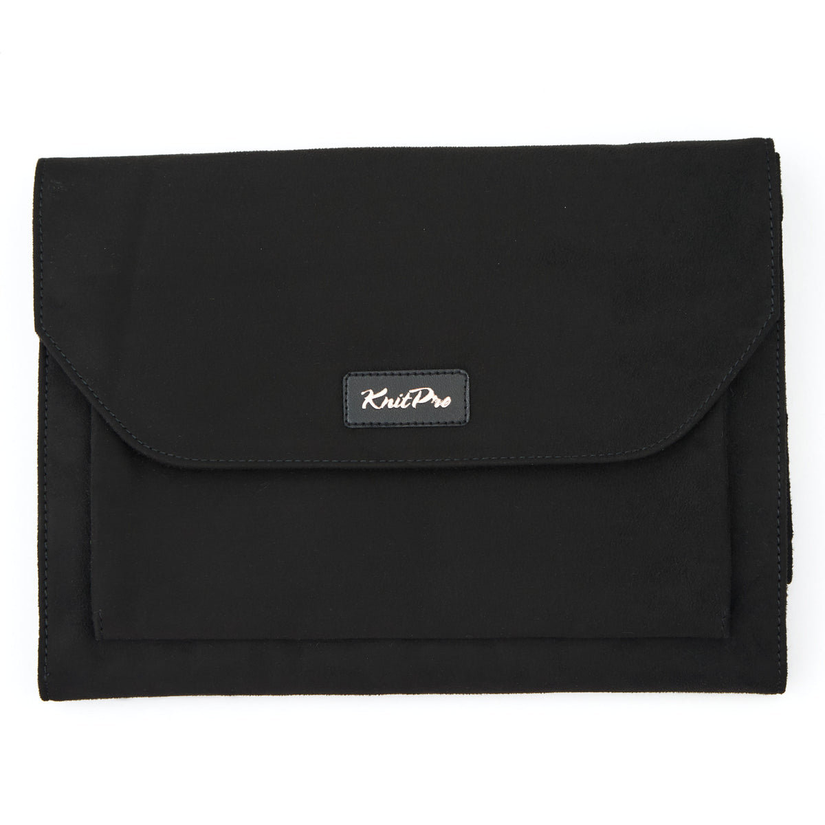 KnitPro black faux suede needle and crochet hook case