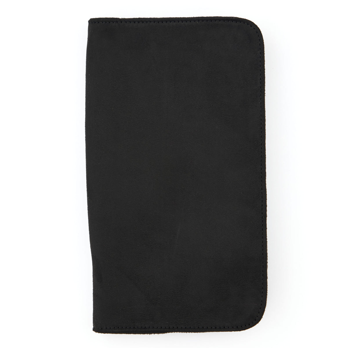 KnitPro black faux suede zipped cable case