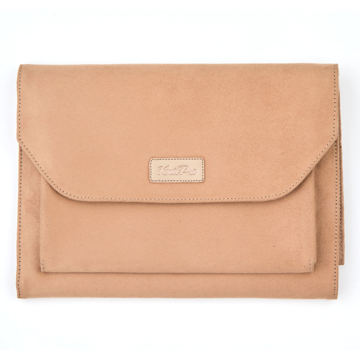 KnitPro brown faux suede interchangeable needle case