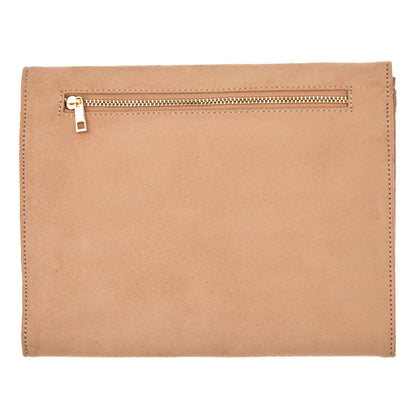 KnitPro brown faux suede double pointed needle case