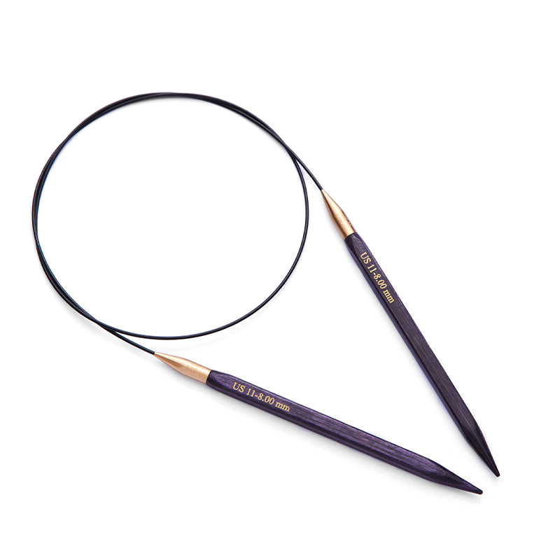KnitPro J'Adore Cubics 3.75mm fixed circular knitting needle with black cord
