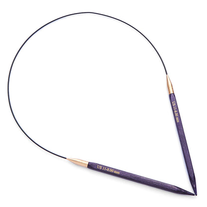 KnitPro J'Adore Cubics 6mm fixed circular knitting needle with black cord