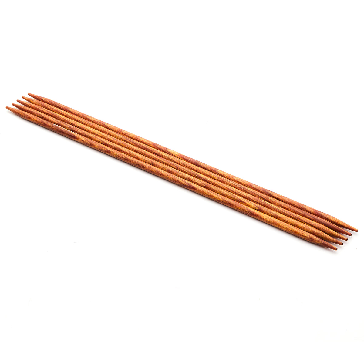 KnitPro Dreamz set of 5 colour-coded birchwood double-pointed knitting needles, 3.75mm